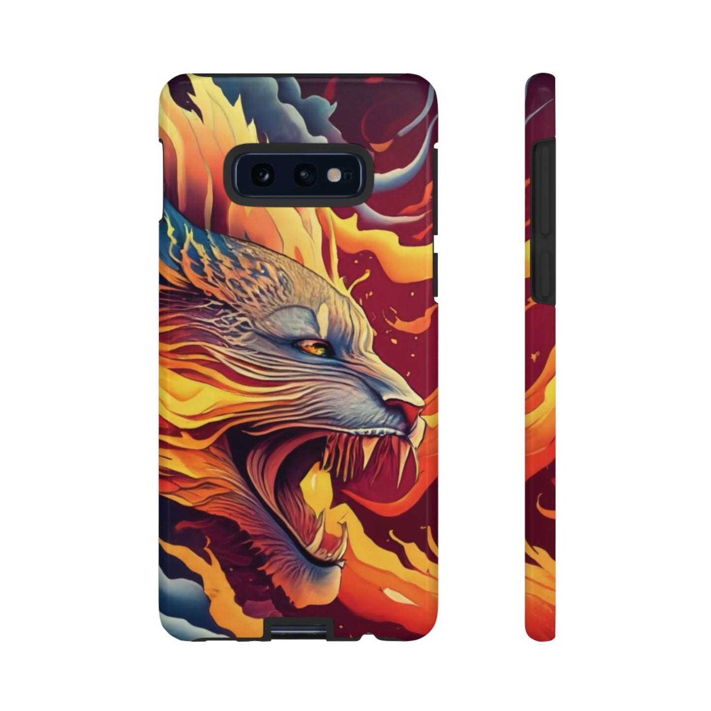 Blazing Beast Cell Phone Tough Case for I Phone, Samsung and Google Pixel