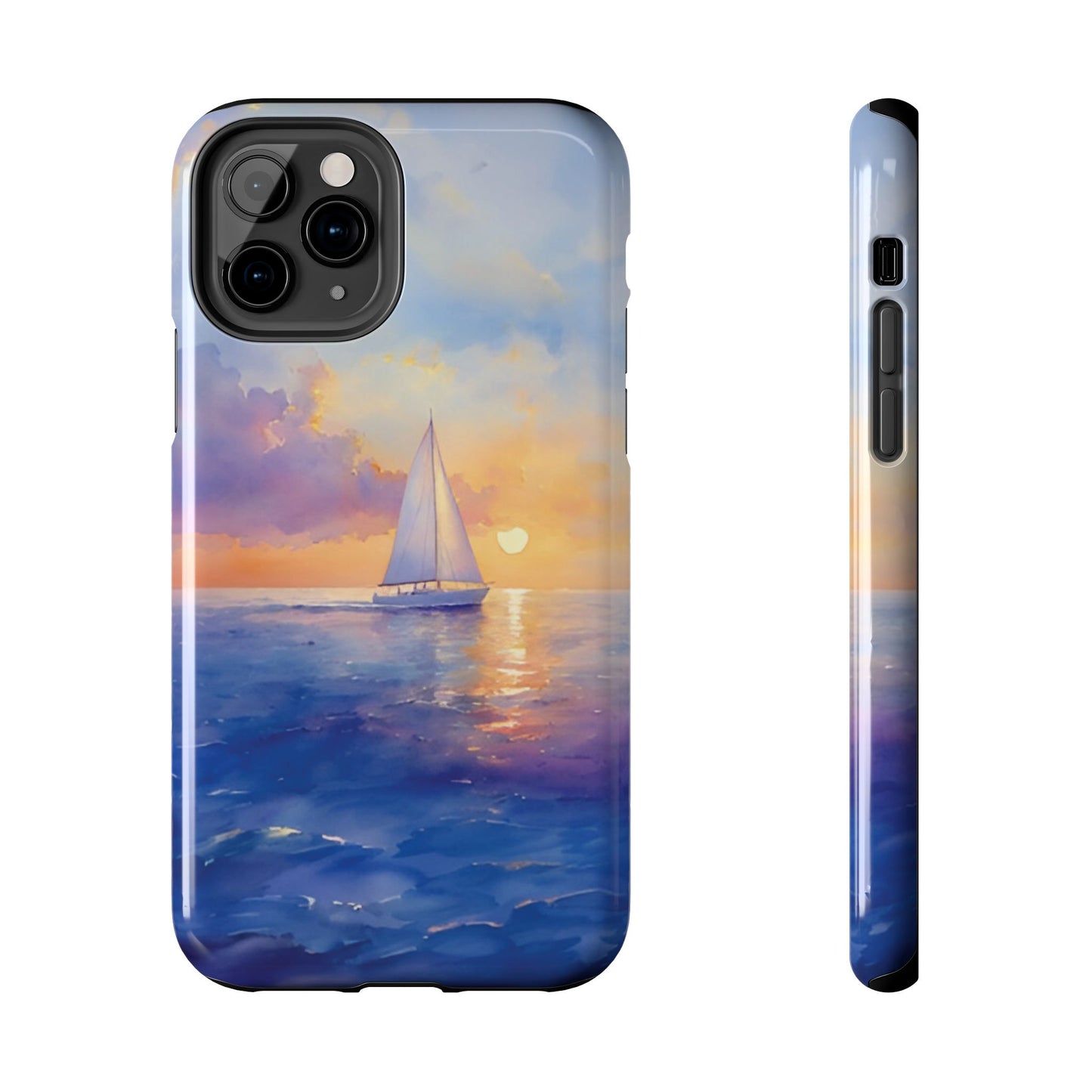 Watercolor Sailing Tough Phone Case for iphone & Samsung - Ruppy's Creations