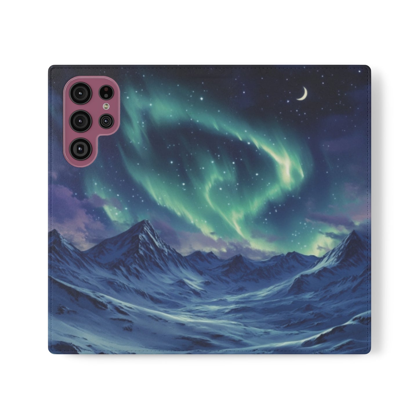 Winter Aurora Folio Phone Case - Ruppy's Creations