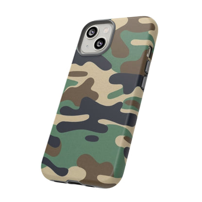 Camouflage Tough Phone Case for I phone, Samsung Galaxy and Google Pixel