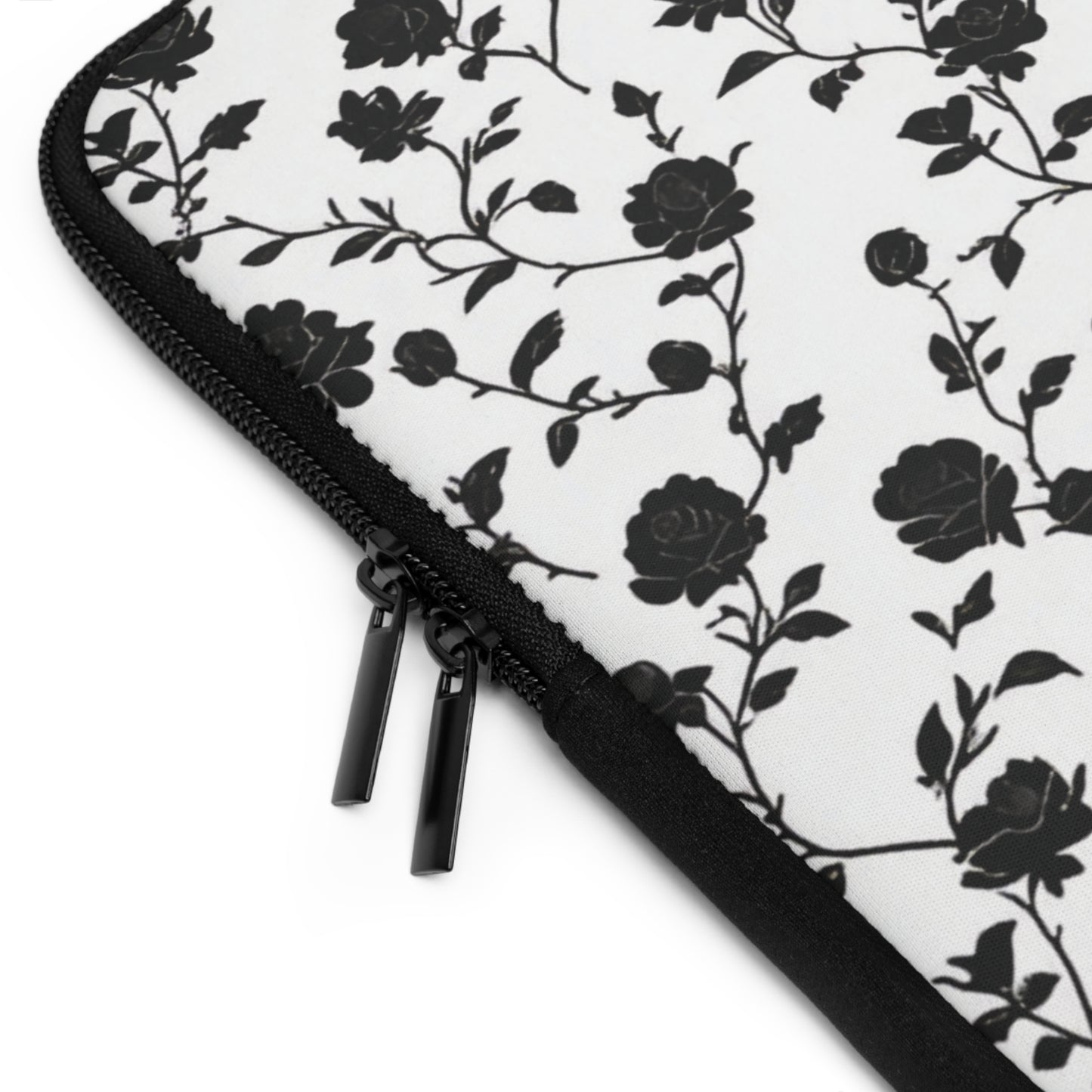 Black Rose Laptop Sleeve