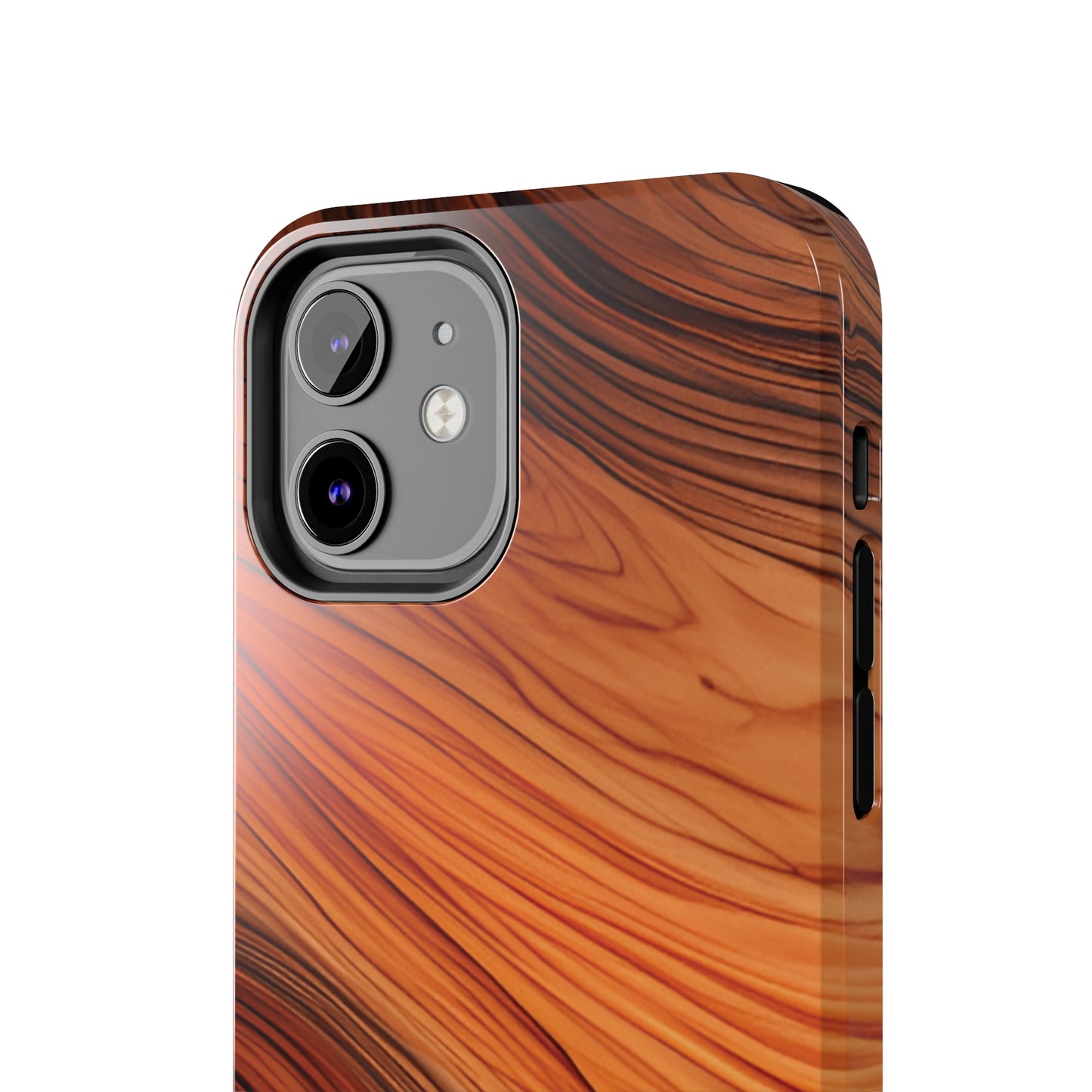 Wood Grain Look Tough Phone Case