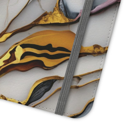 Golden Marble Folio Case