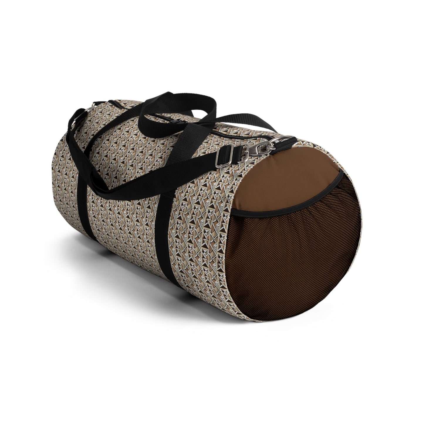 Neutral Color Pattern Duffel Bag