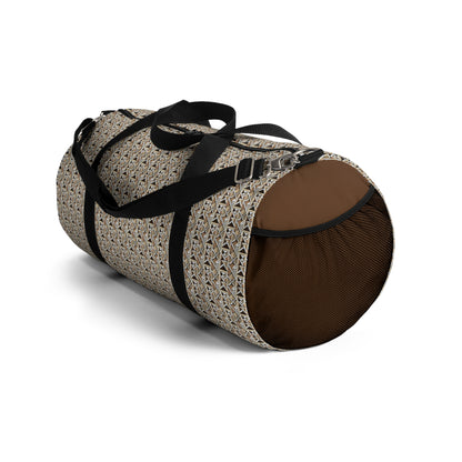 Neutral Color Pattern Duffel Bag