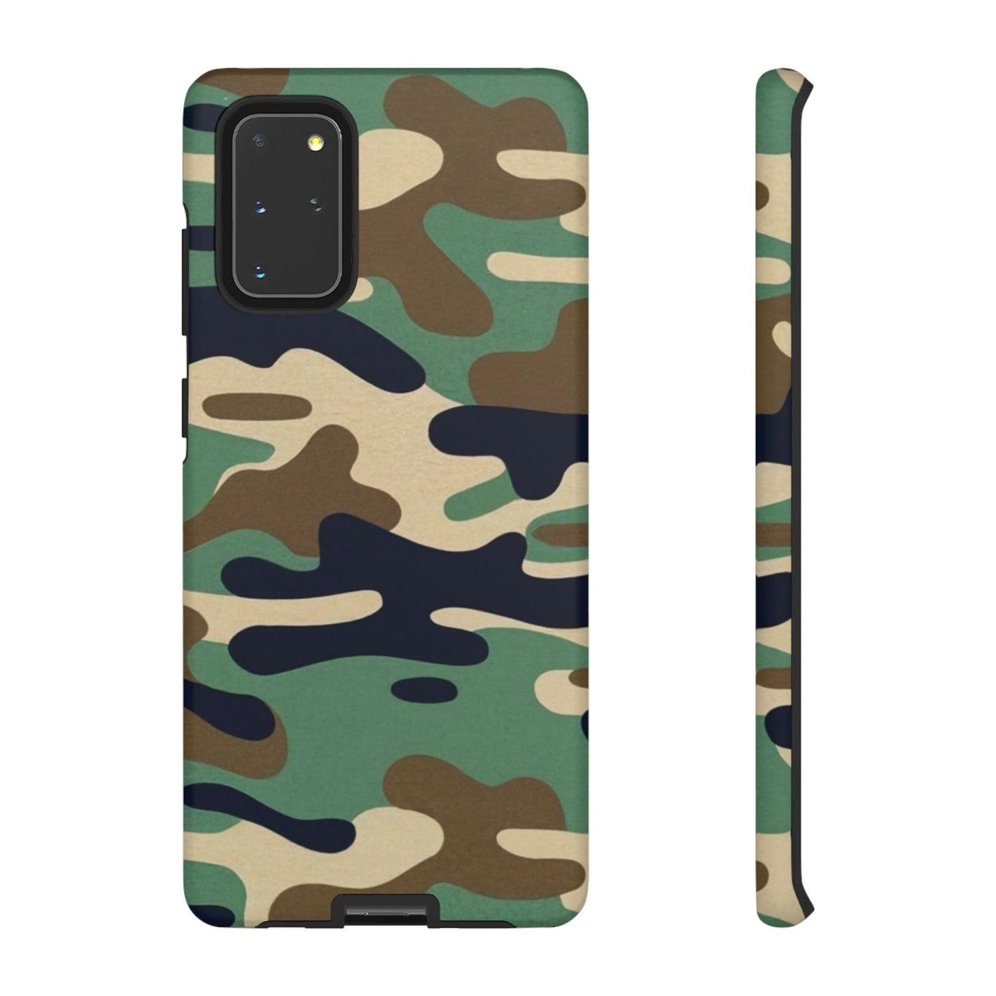 Camouflage Tough Phone Case for I phone, Samsung Galaxy and Google Pixel