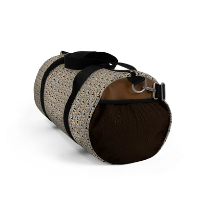 Neutral Color Pattern Duffel Bag