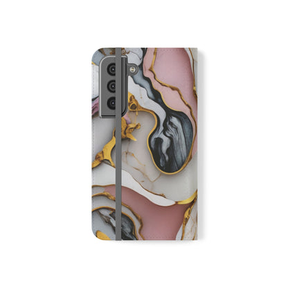 Golden Marble Folio Case