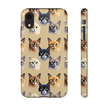 Cat Lovers Tough Cell Phone Case - Ruppy's Creations