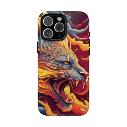 Blazing Beast Cell Phone Tough Case for I Phone, Samsung and Google Pixel