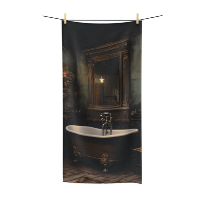 guest bath towel antique theme