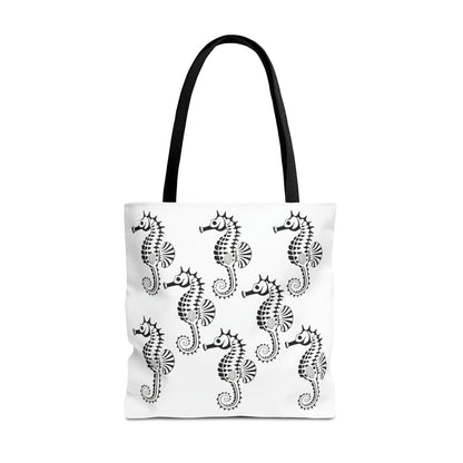 seahorse tote bag