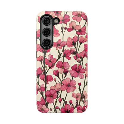 Pink Blossoms Tough Phone Case for iphone & Samsung - Ruppy's Creations