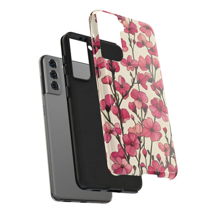 Pink Blossoms Tough Phone Case for iphone & Samsung - Ruppy's Creations