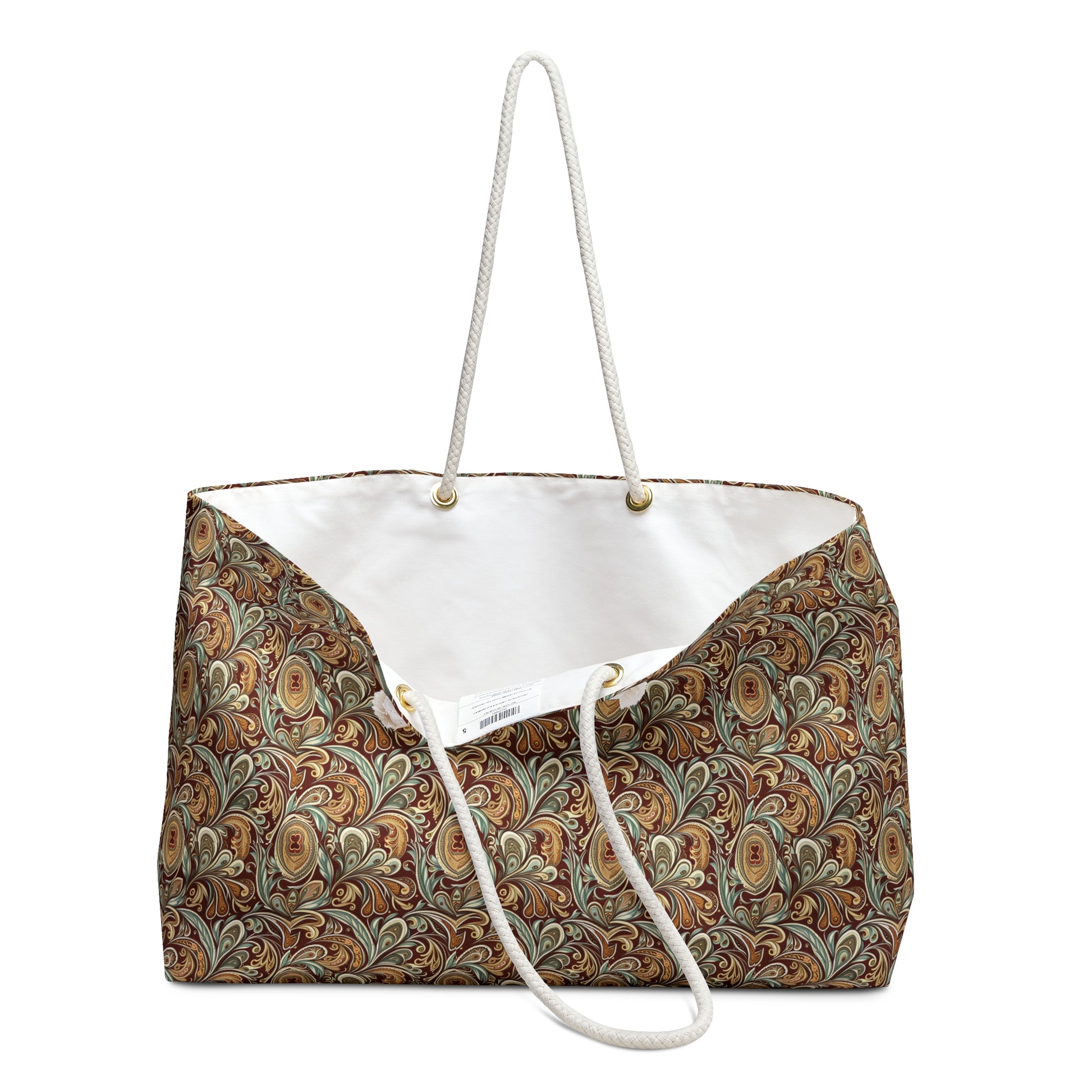 Earth Tones Paisley Weekender Bag - Ruppy's Creations