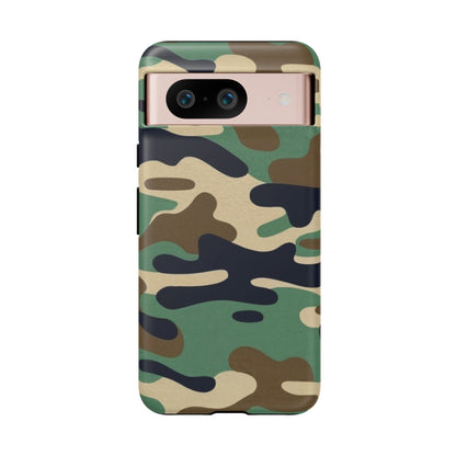 Camouflage Tough Phone Case for I phone, Samsung Galaxy and Google Pixel