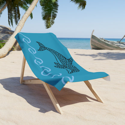 Turquoise Dolphin Beach Towel