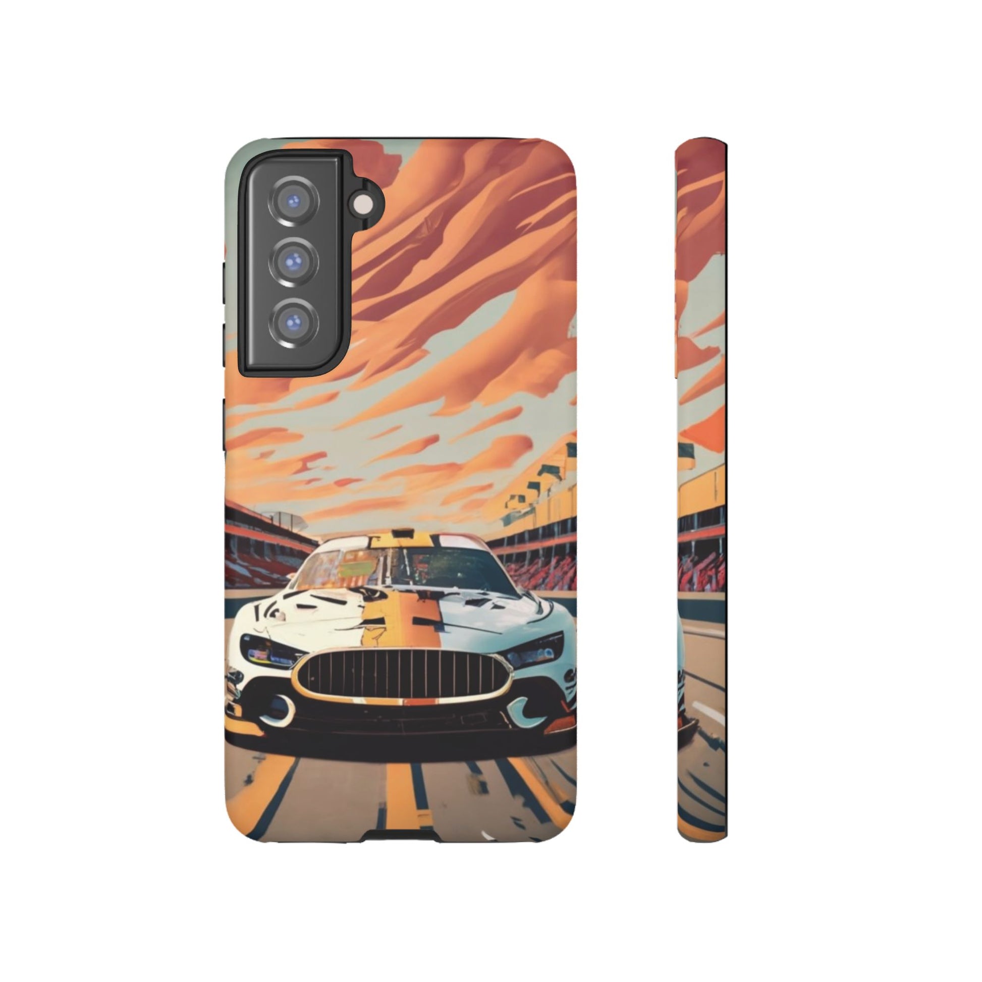 Race Car Tough Cell Phone Case - Ruppy's Creations