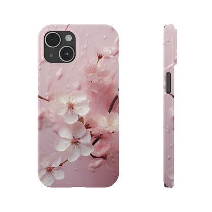 Cherry Blossom Slim Phone Case For I-PHone