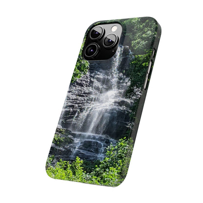 I Phone Waterfall Print Slim Phone Case