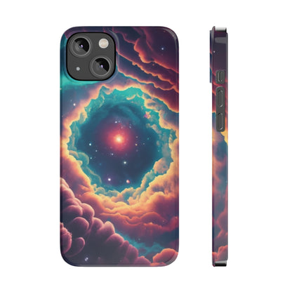 Space Nebula Slim Phone Case For I-phone