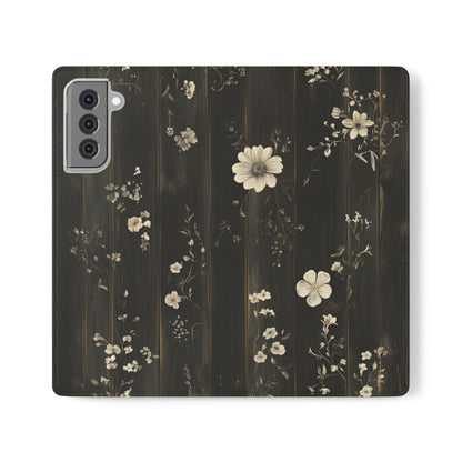 Rustic Floral Flip Case For Apple iphone & Samsung Galaxy - Ruppy's Creations