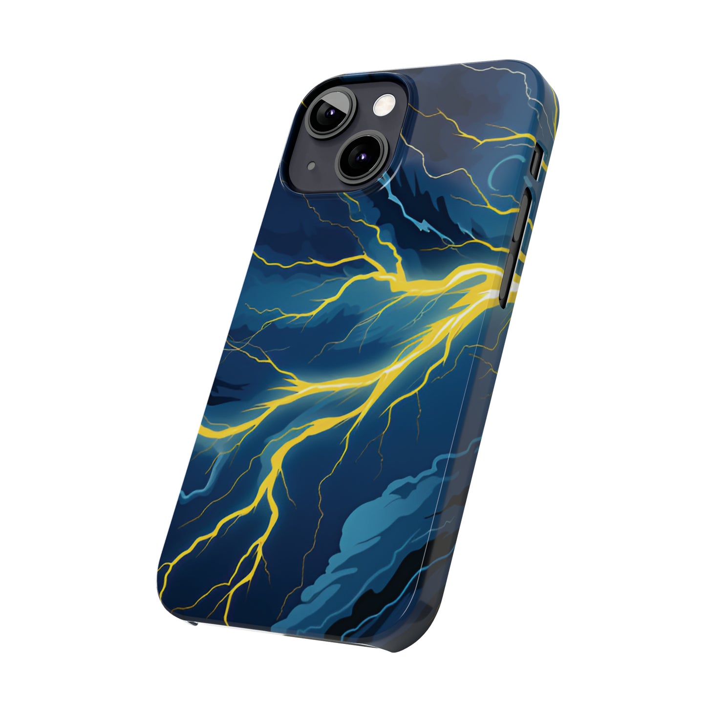 Lightning Strikes Slim Phone Cases