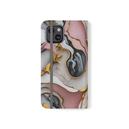 Golden Marble Folio Case