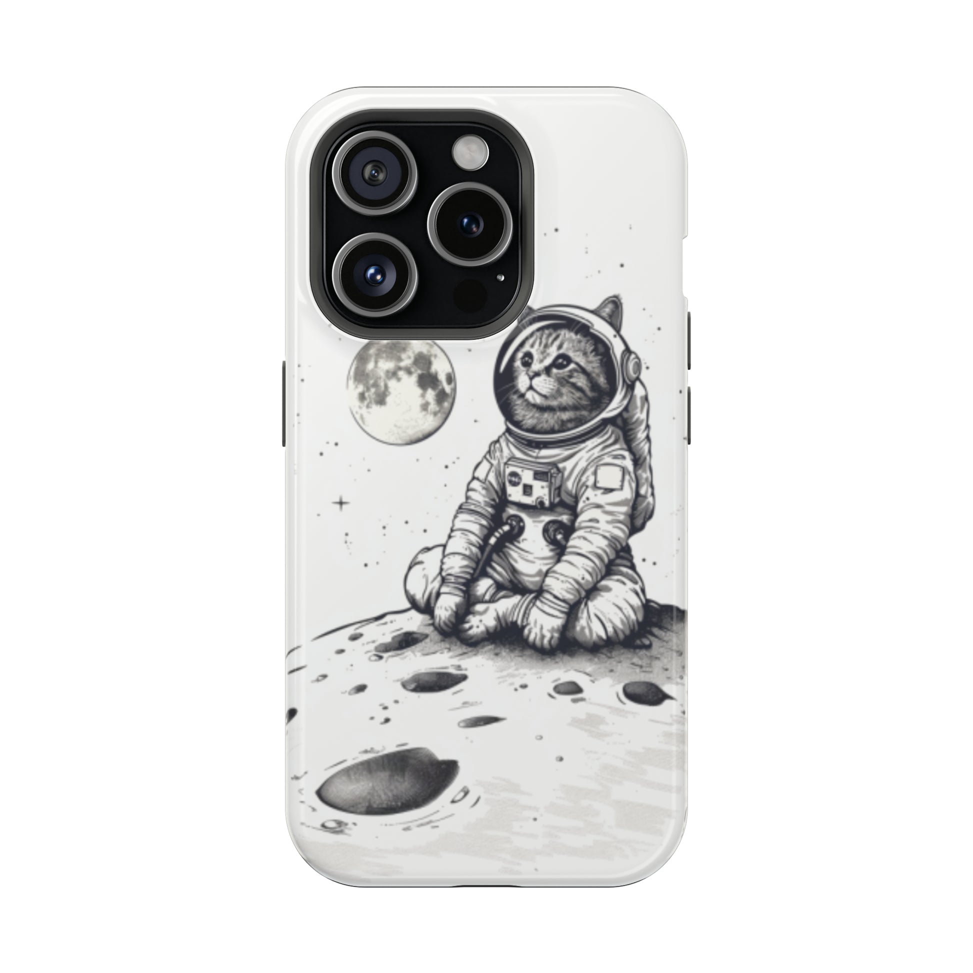 Space Cat MagSafe Tough iPhone Case - Ruppy's Creations