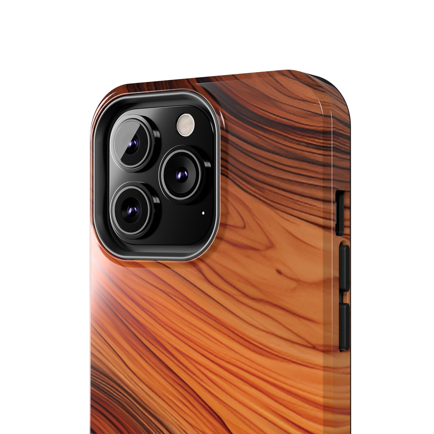 Wood Grain Look Tough Phone Case