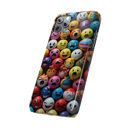 Emoji fun Slim Phone Cases