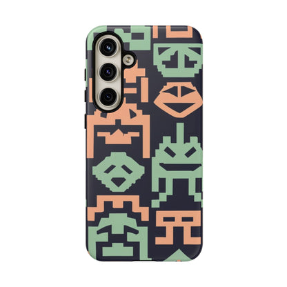 Vintage Video Space Game Graphics Tough Cell Phone Case - Ruppy's Creations