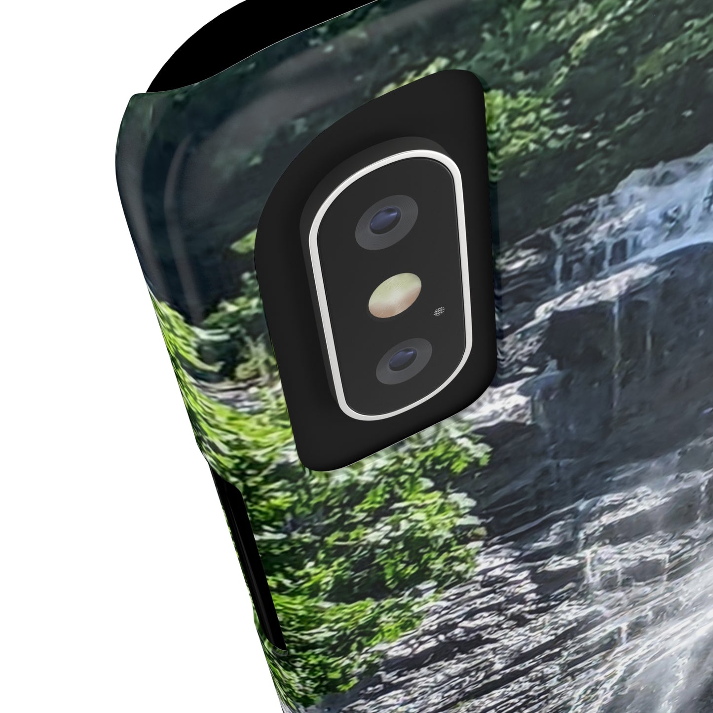 I Phone Waterfall Print Slim Phone Case