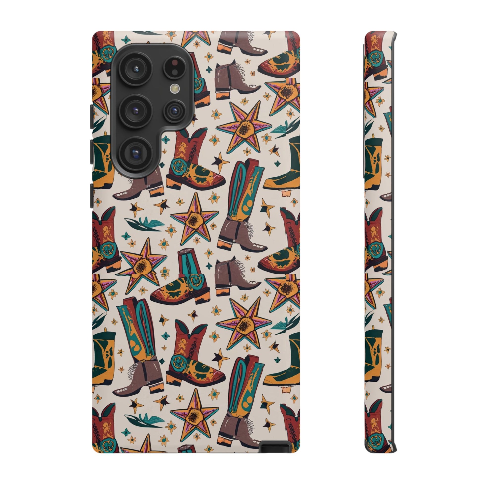 Cowboy Boots I Phone, Samsung, Google Pixel Tough Case - Ruppy's Creations