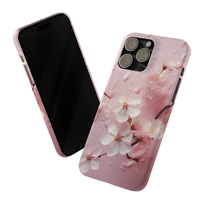 Cherry Blossom Slim Phone Case For I-PHone