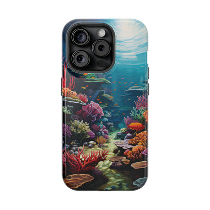 Coral Reef MagSafe Tough Case For I-Phone