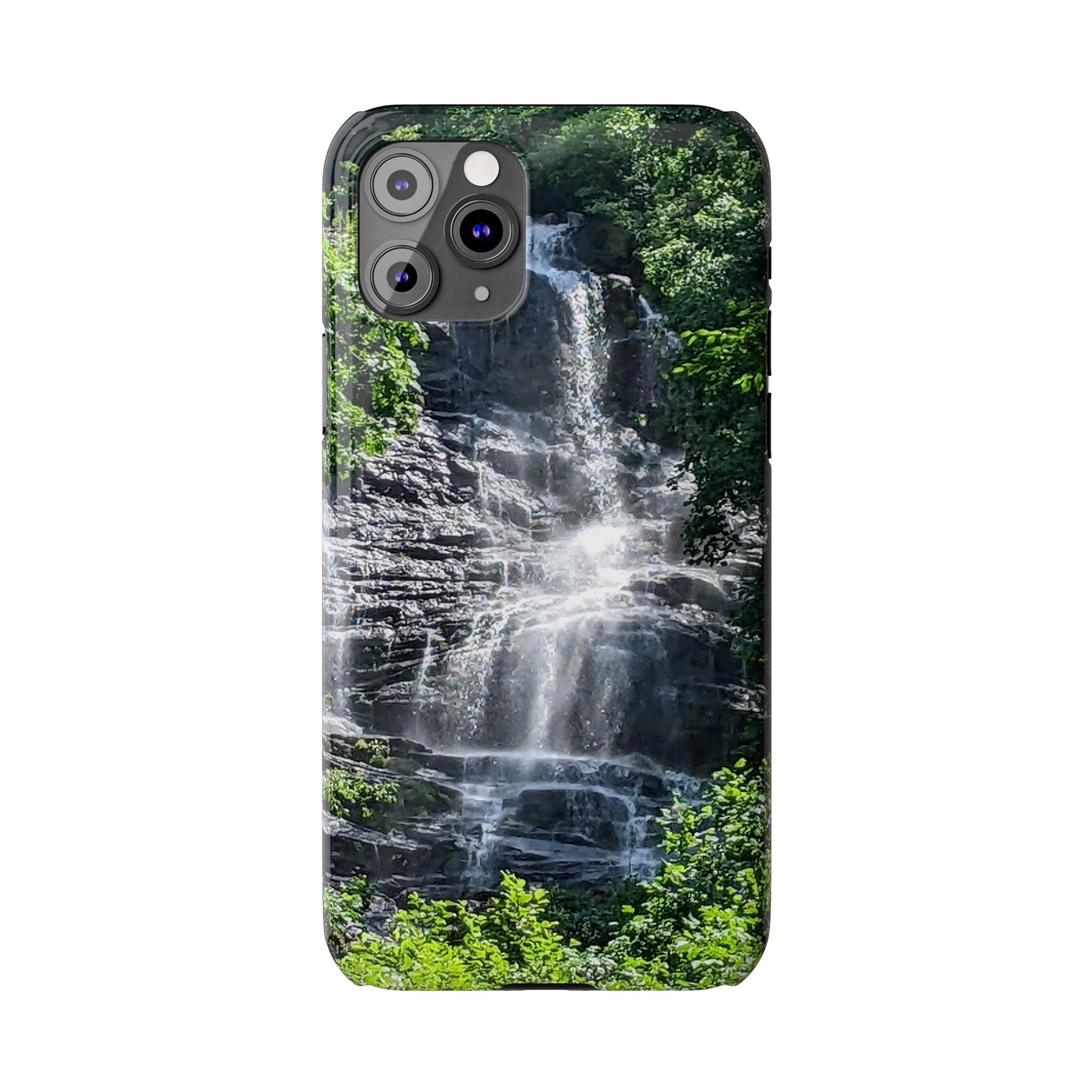 I Phone Waterfall Print Slim Phone Case