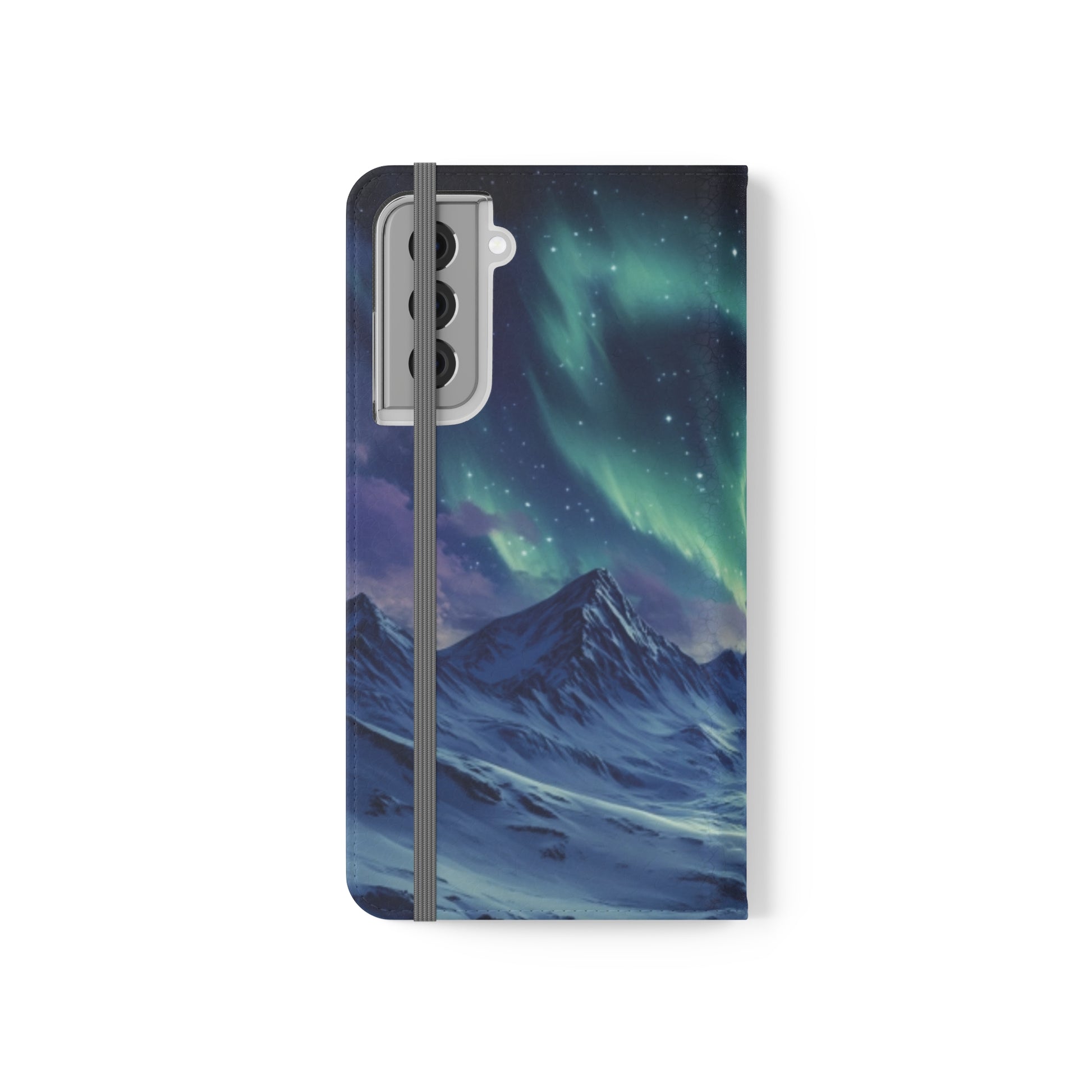 Winter Aurora Folio Phone Case - Ruppy's Creations