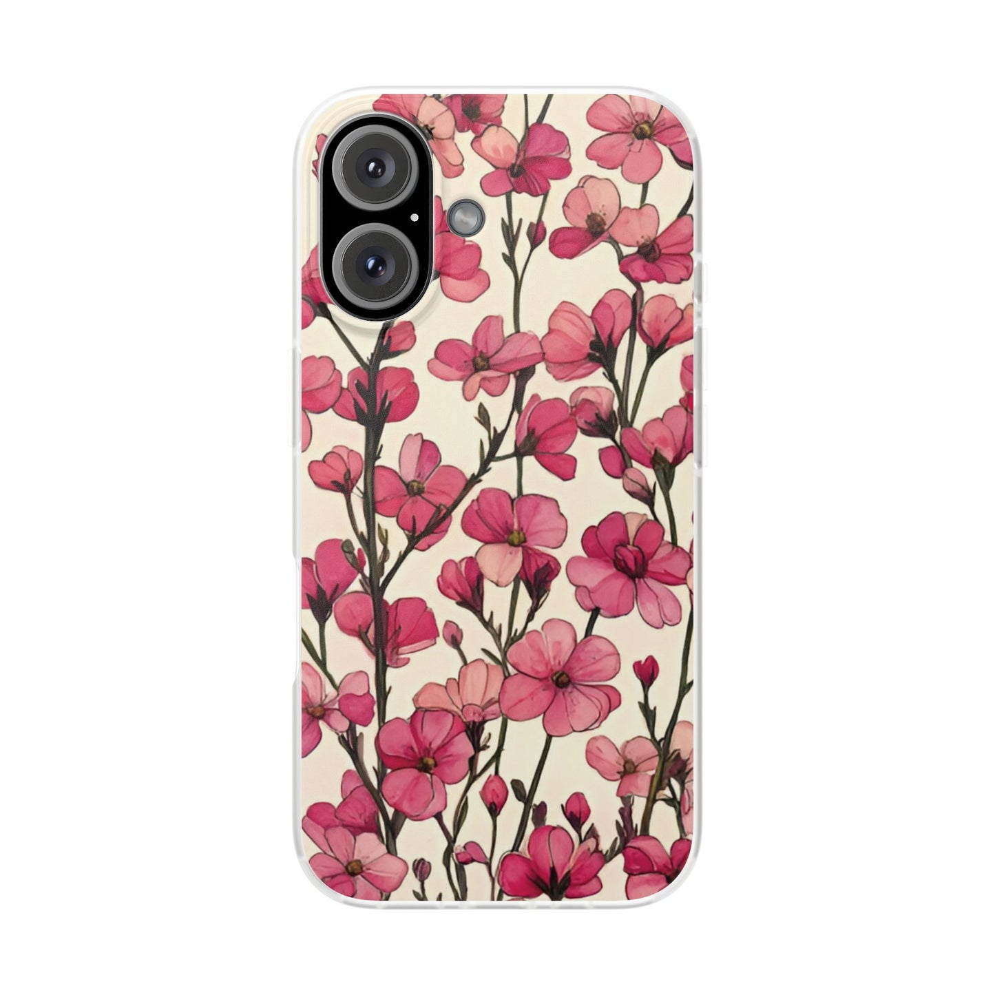 Pink Blossoms Flexi Case for Apple iphone & Samsung Galaxy - Ruppy's Creations