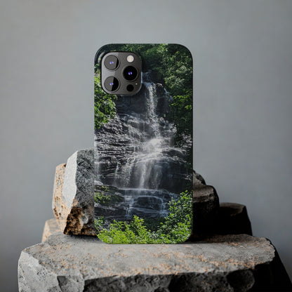 I Phone Waterfall Print Slim Phone Case