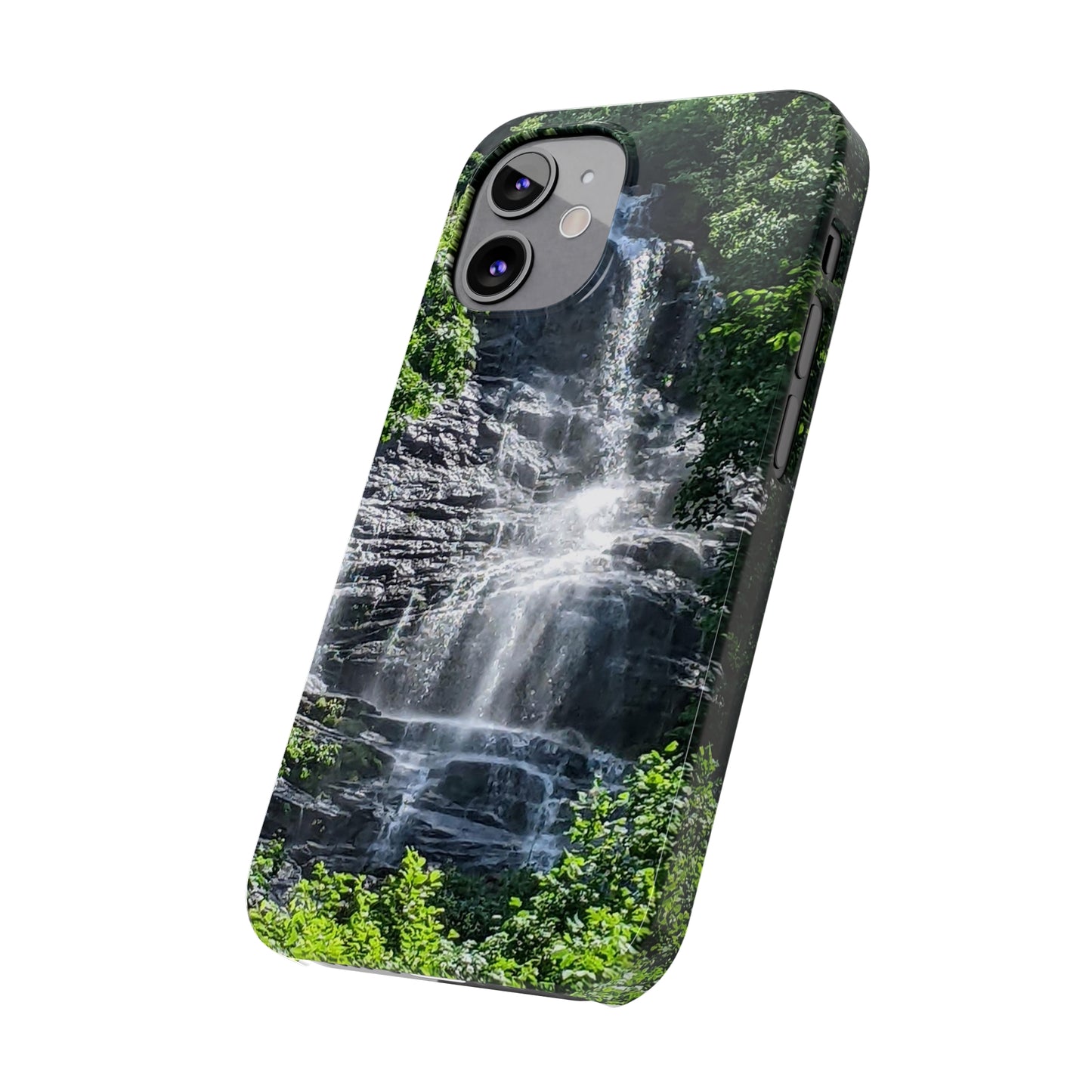 I Phone Waterfall Print Slim Phone Case