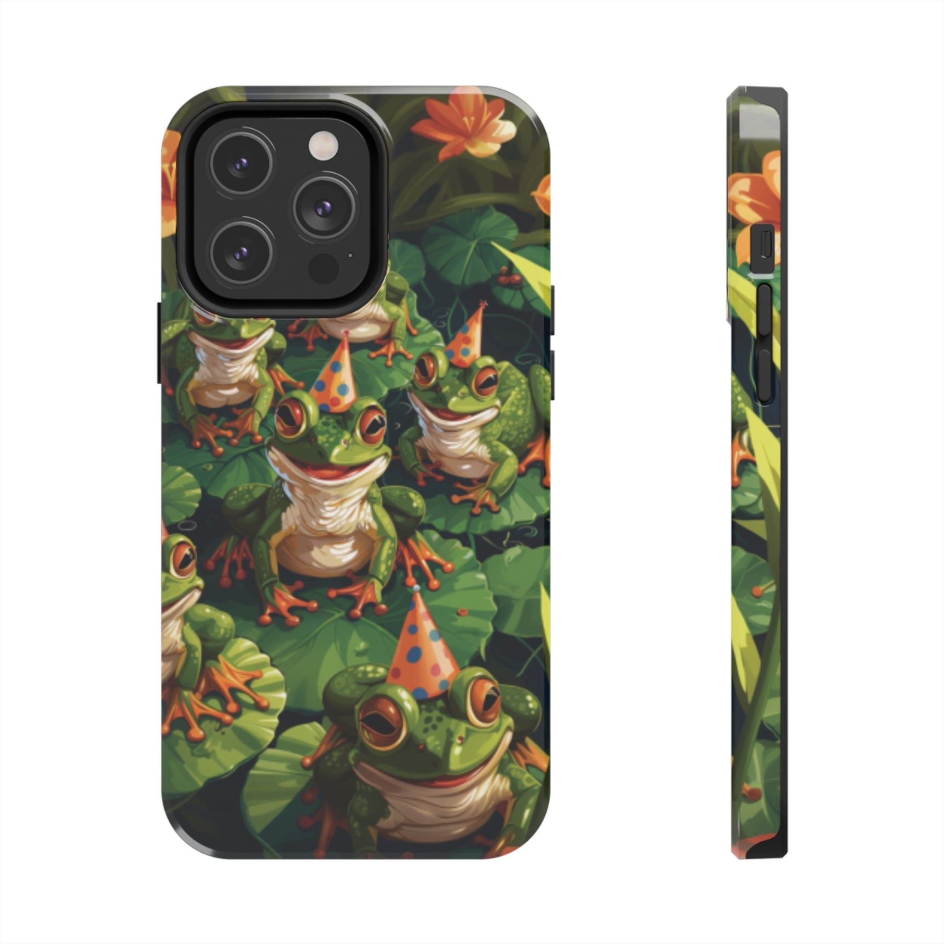 Frog Party Tough iPhone Case - Ruppy's Creations