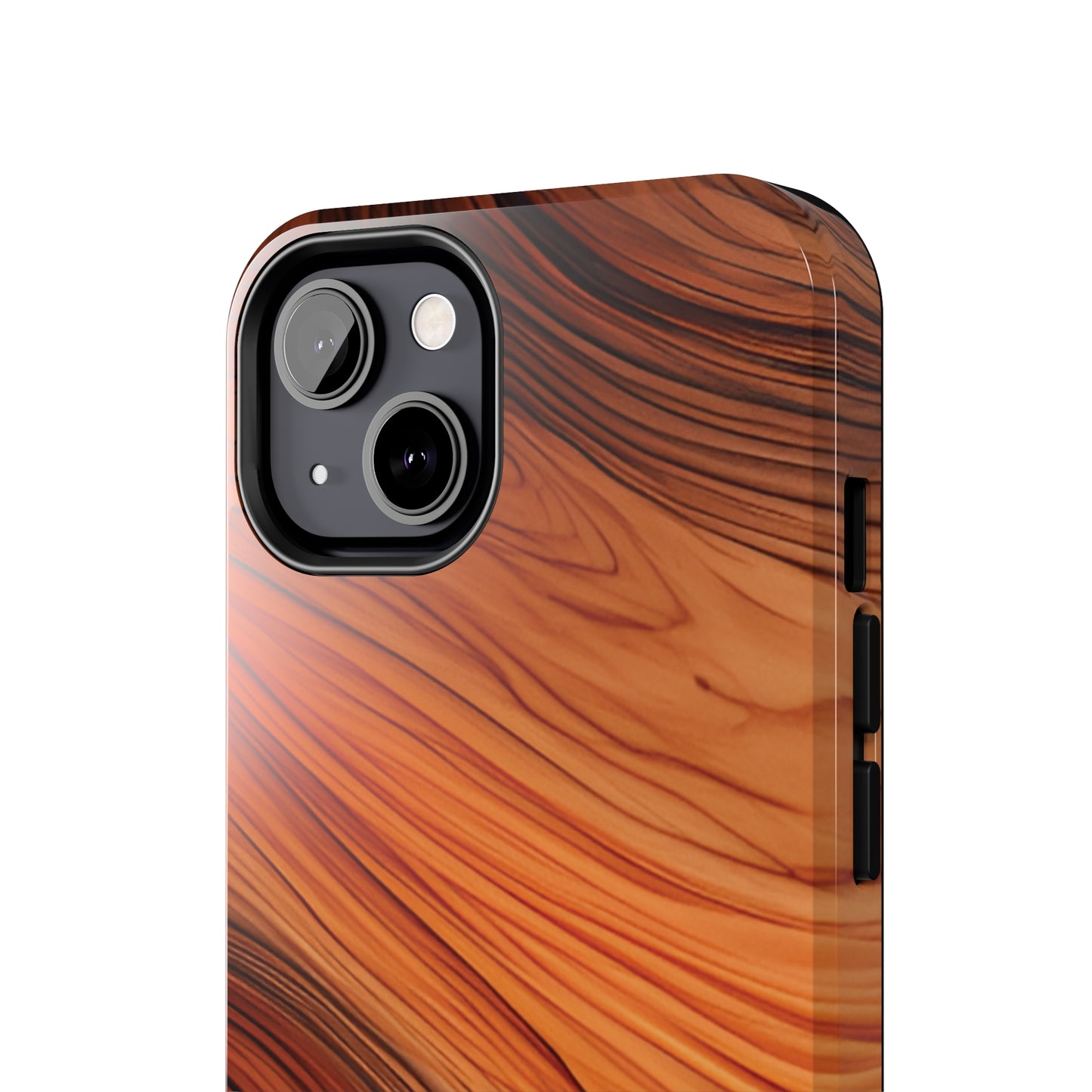 Wood Grain Look Tough Phone Case