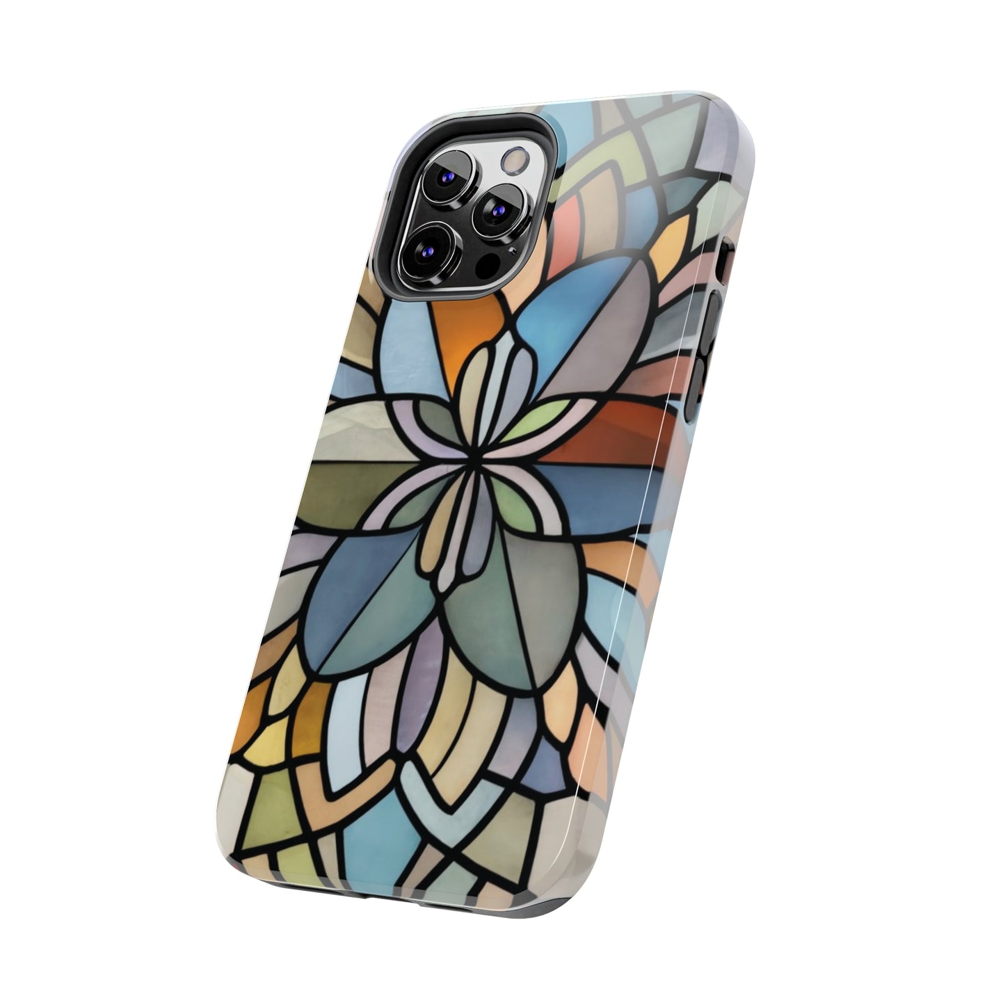 Stained Glass Look Tough Phone Case For I-Phone