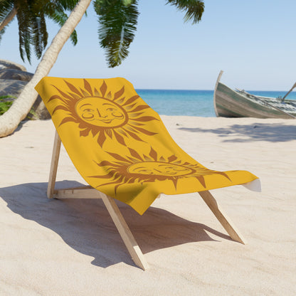 A Sunshiny Day Beach Towel