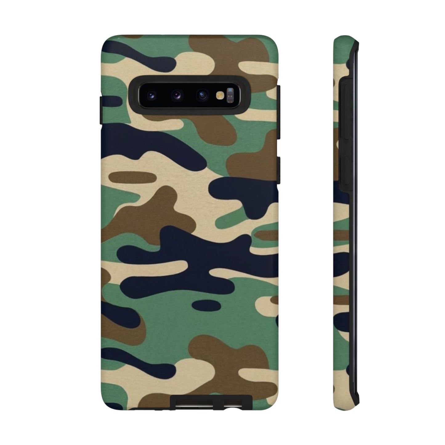 Camouflage Tough Phone Case for I phone, Samsung Galaxy and Google Pixel