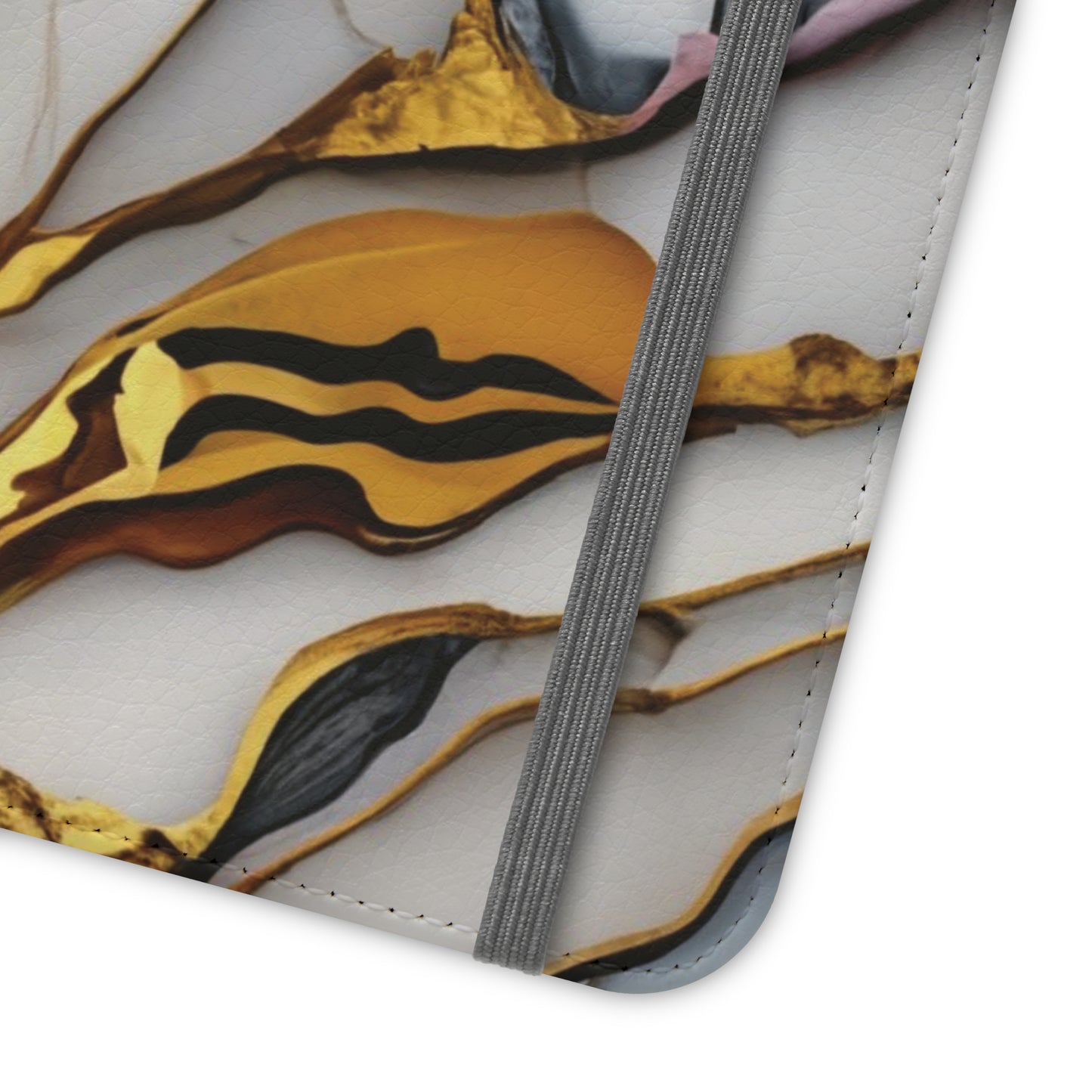 Golden Marble Folio Case