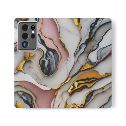 Golden Marble Folio Case