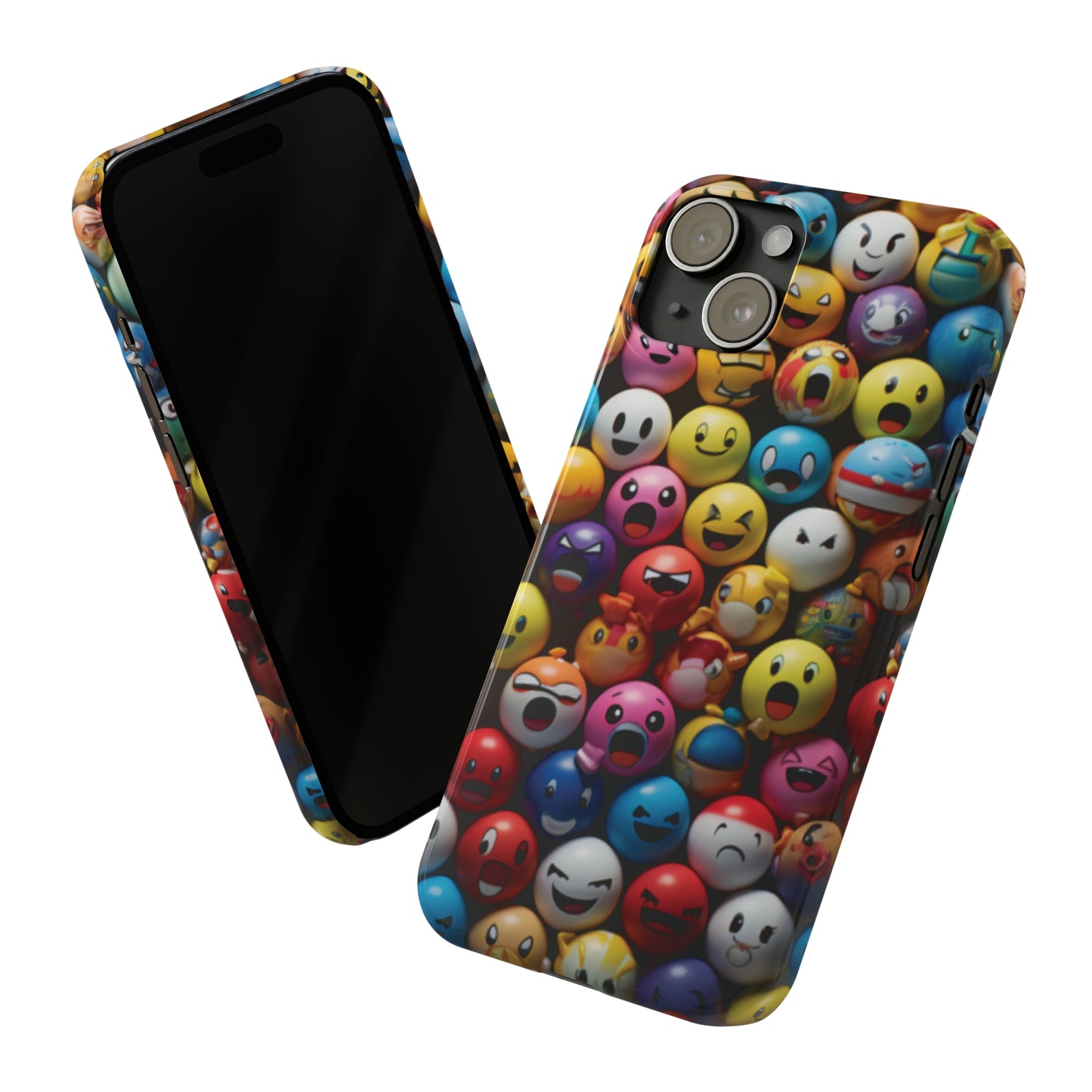 Emoji fun Slim Phone Cases