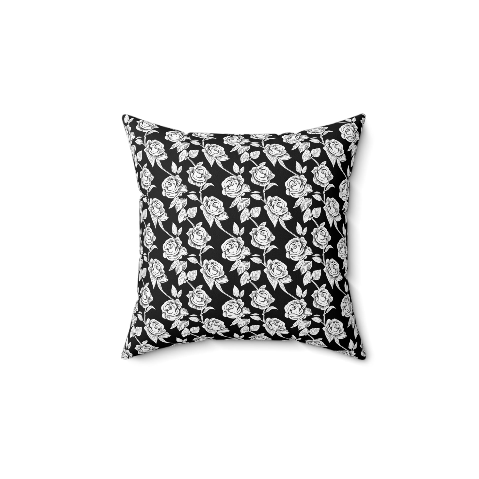 floral throw pillow